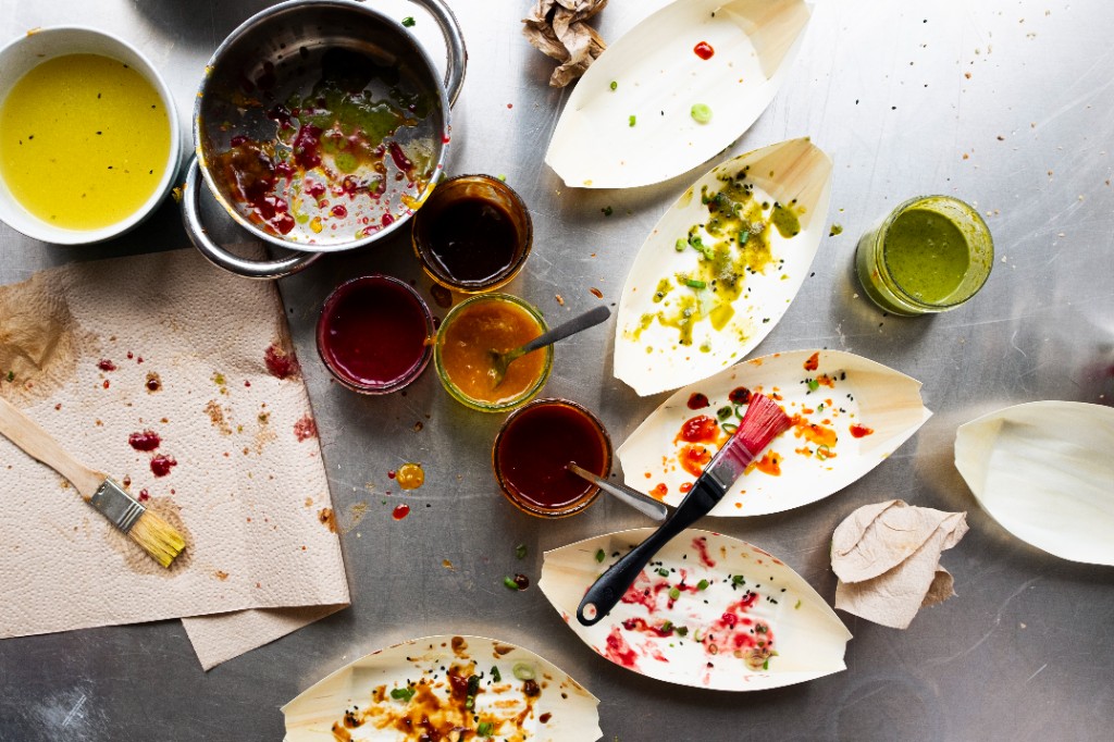 Glazy Bird Wings Detail